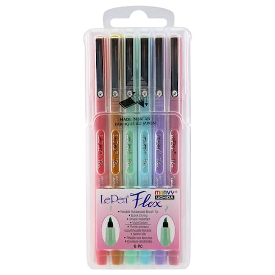 Marvy Uchida® Chisel Tip Pastel Liner Markers Set